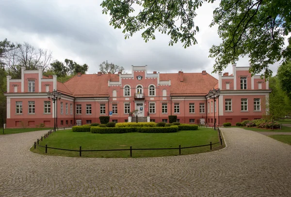Palace Wejherowo Pomerania Poland Surrounded Nice Park — стоковое фото