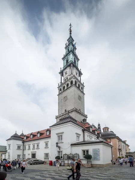 Tschenstochau Polen August 2022 Turm Paulinerkloster Jasna Gora Tschenstochau Polen — Stockfoto