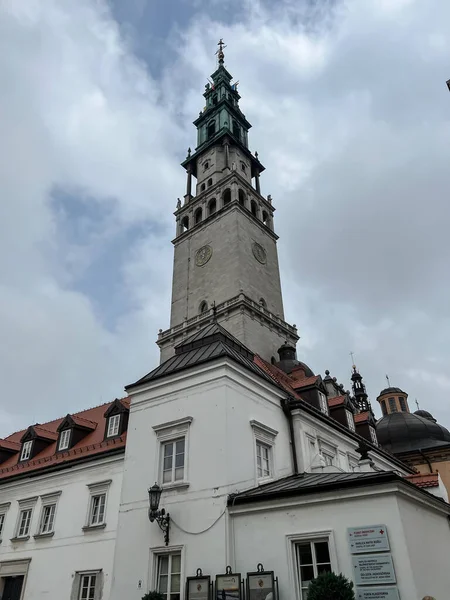 Torre Nel Monastero Paolino Jasna Gora Czestochowa Polonia — Foto Stock