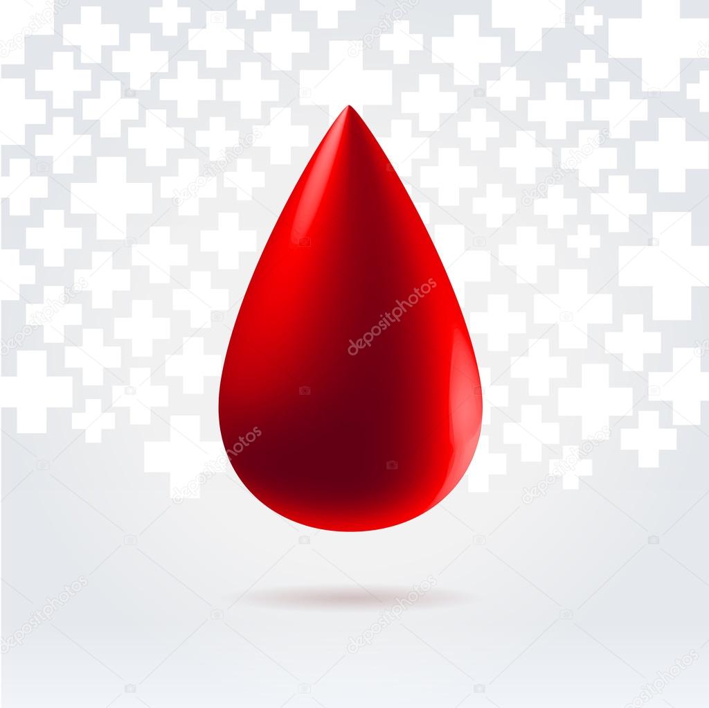 Medical blood donation concept
