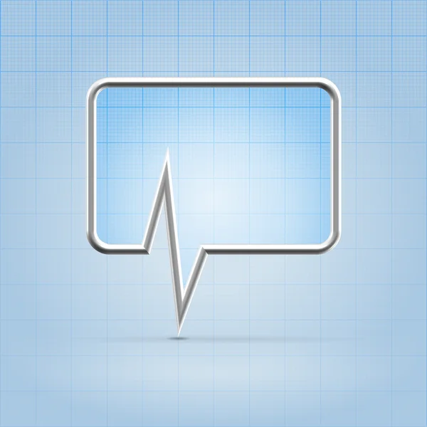 Medical forum application icon — Stock Vector