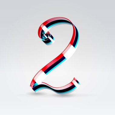 fantastik plastik 3d parlayan şerit yazı