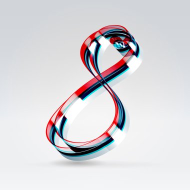 fantastik plastik 3d parlayan şerit yazı
