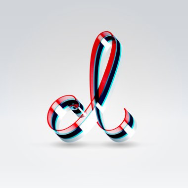 fantastik plastik 3d parlayan şerit yazı