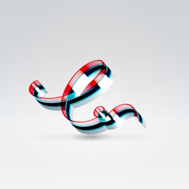 fantastik plastik 3d parlayan şerit yazı