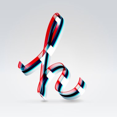 fantastik plastik 3d parlayan şerit yazı