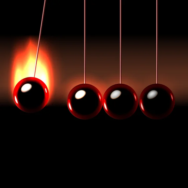 Boule allume-feu — Image vectorielle