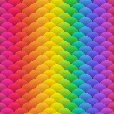 Rainbow blobs seamless background