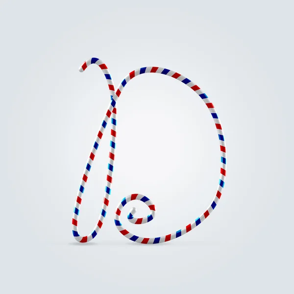 Letter D — Stockvector