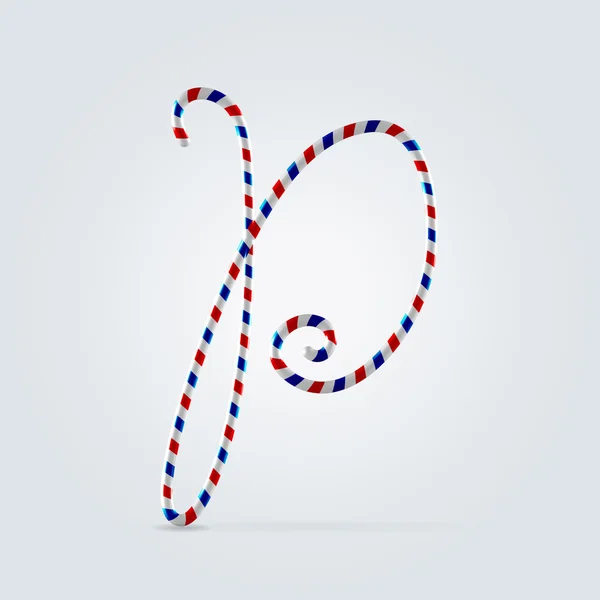 Letter P — Stockvector