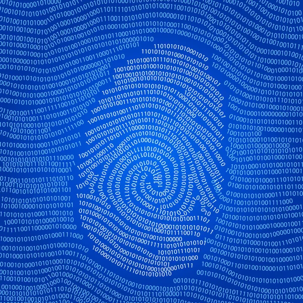 Fingerprint background — Stock Vector