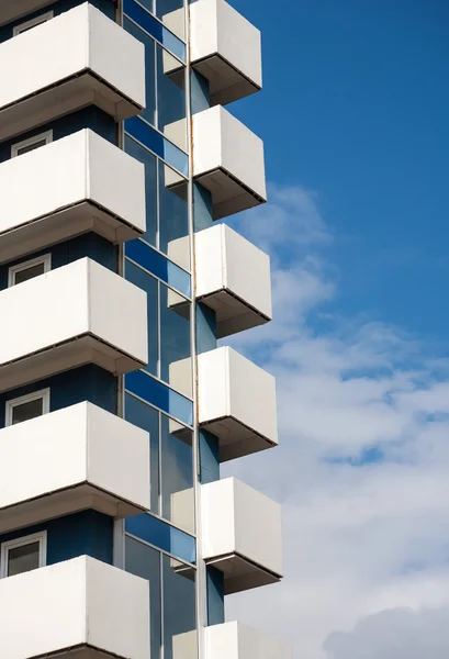 Balkons van modern gebouw Rechtenvrije Stockafbeeldingen