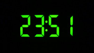 gece yarısı - zaman atlamalı için geri sayım