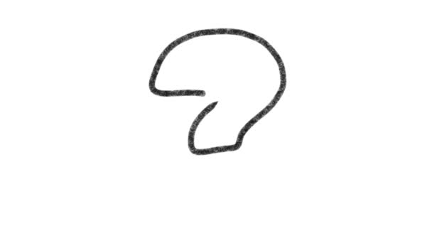 Point d'interrogation graphite 