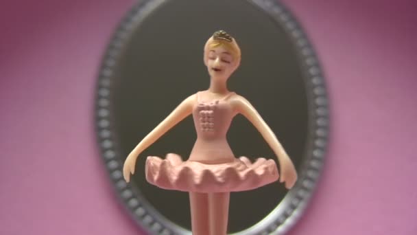 Ballerina di Wind-Up — Video Stock