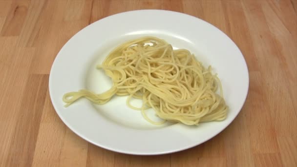 Preparing Spaghetti - Time Lapse — Stock Video