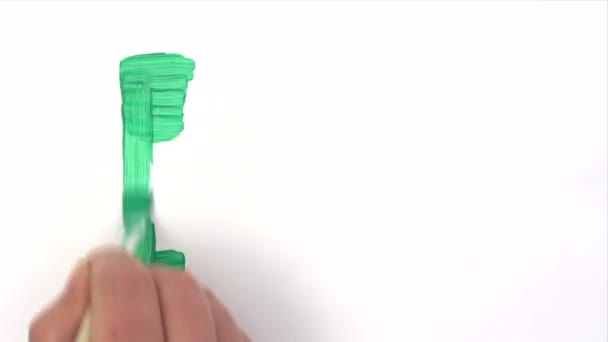 Peinture drapeau italien - Time lapse 