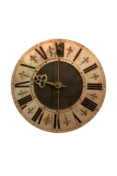 Eski saat yüzünü — Stok fotoğraf