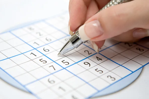 Sudoku Ordförande — Stockfoto