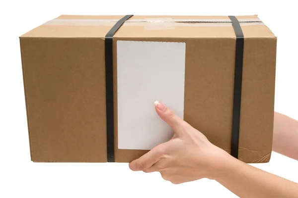 Delivering a Parcel Stock Picture