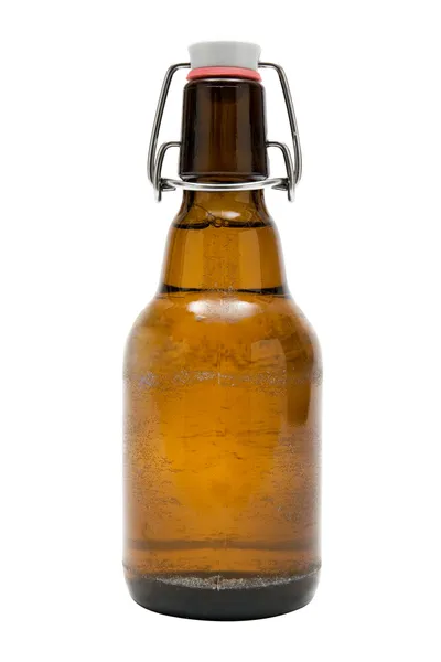 Flesje bier — Stockfoto