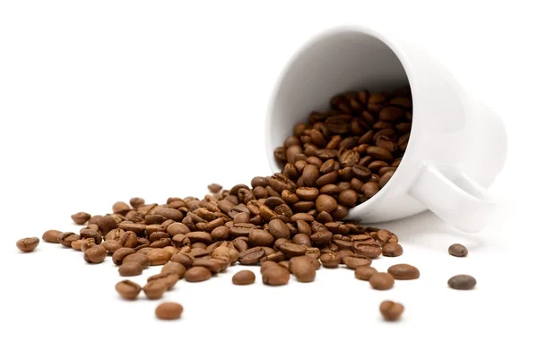Scattered Coffee Beans — Stock Photo, Image