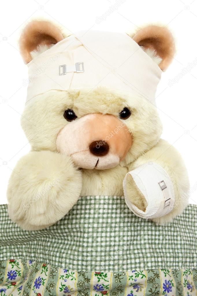 Injured Teddy Bear