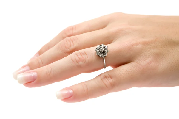 Kostbare diamond ring — Stockfoto