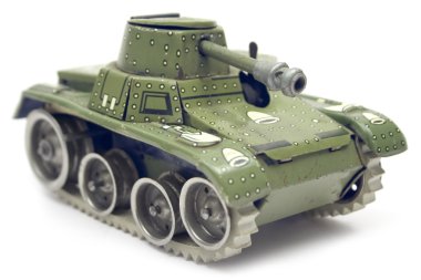 eski oyuncak tank