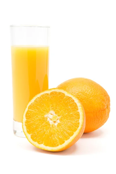 Vers sinaasappelsap Rechtenvrije Stockafbeeldingen