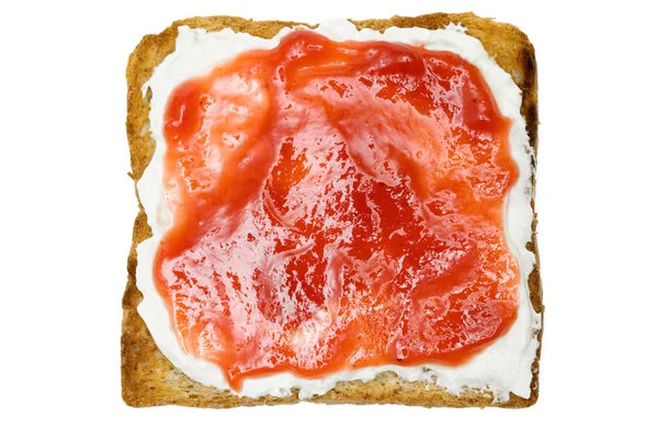 Toast with Jam — Stock Photo, Image