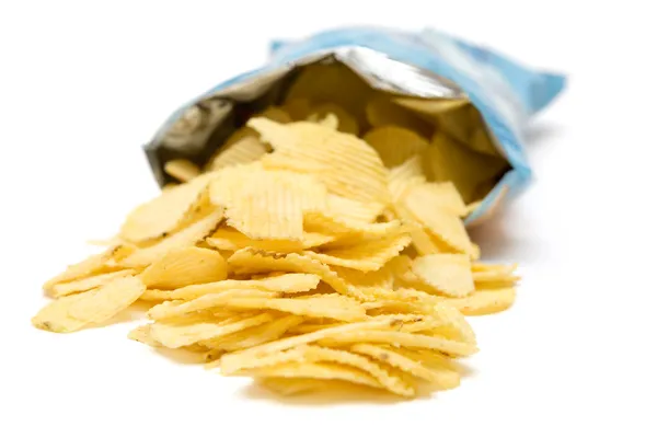 Påse med chips — Stockfoto