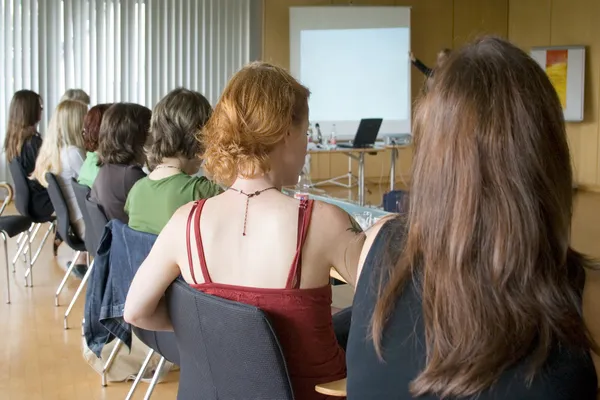 Konferencja kobiet — Zdjęcie stockowe