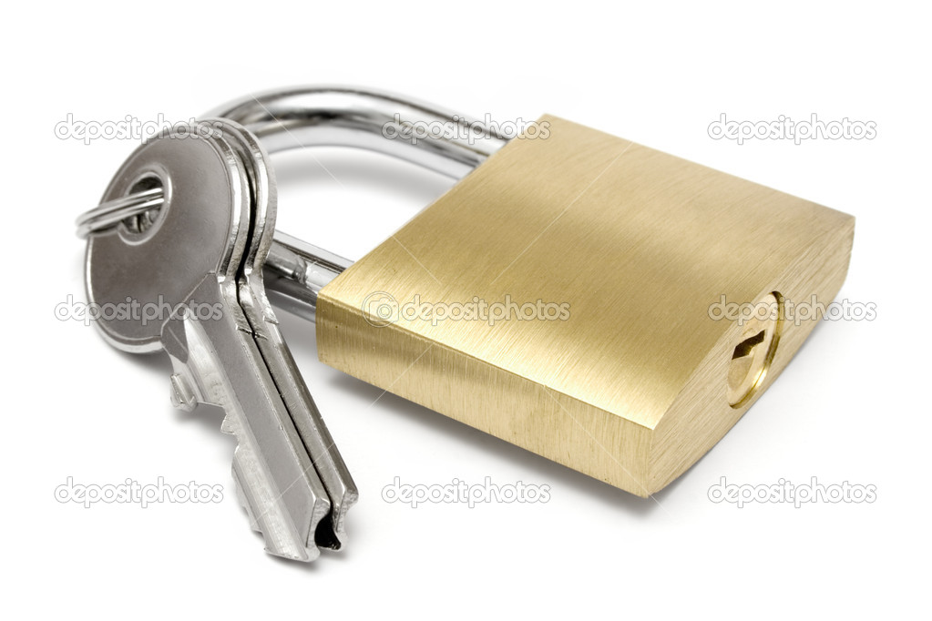 Single Padlock with Keys
