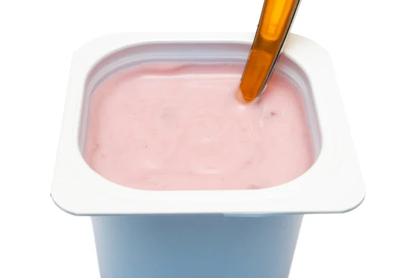 Yogur de fresa —  Fotos de Stock