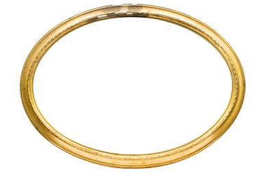 Oval resim çerçevesi kırpma yoluyla hasar