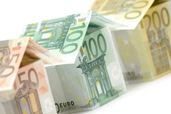 Euro Houses Close View — Stock Photo, Image
