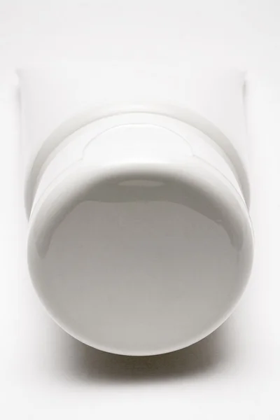 Blank White Tube Front View — Stock Photo, Image