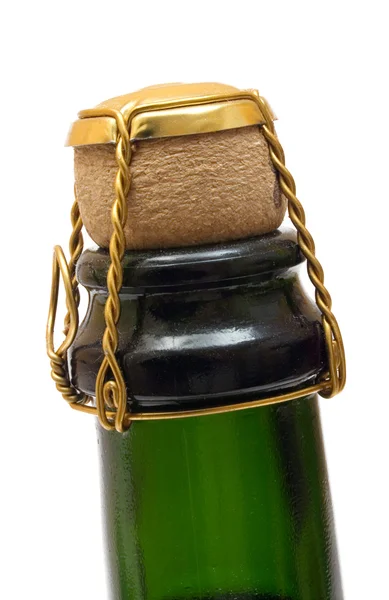 Champagneflaska närbild — Stockfoto