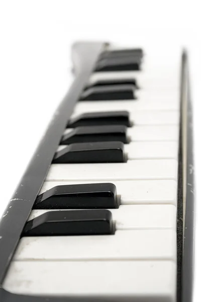 Старая Grand Keyboard — стоковое фото