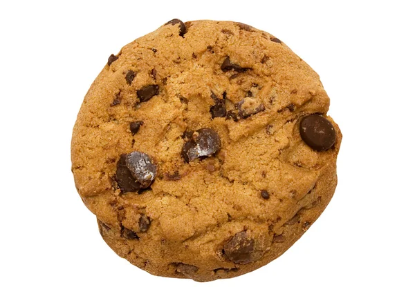 Chocolate Chip Cookie with Clipping Path Stock Photo