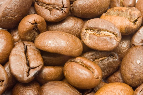 Coffee Beans Macro Background — Stock Photo, Image