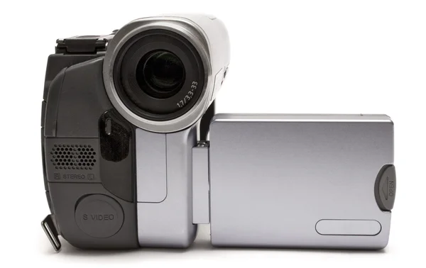 Digitális videokamera elölnézete — Stock Fotó