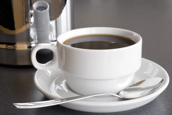 Tazza e pentola di caffè — Foto Stock