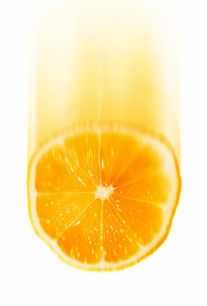 Falling Orange Slice — Stock Photo, Image