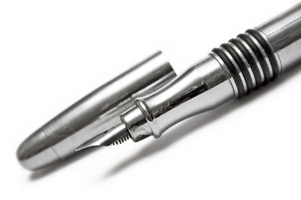 Silver Writing Pen — Stock Photo, Image