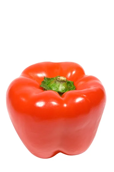 Rode paprika met uitknippad — Stockfoto