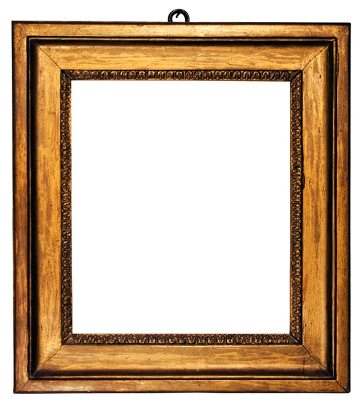 Old Wooden Golden Picture Frame Stock Image