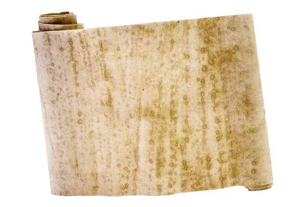 Древний свиток с клипсом — стоковое фото