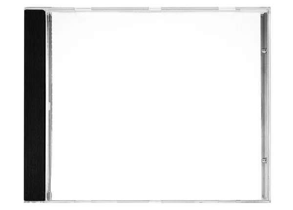 Capa de disco em branco com caminho de recorte — Fotografia de Stock